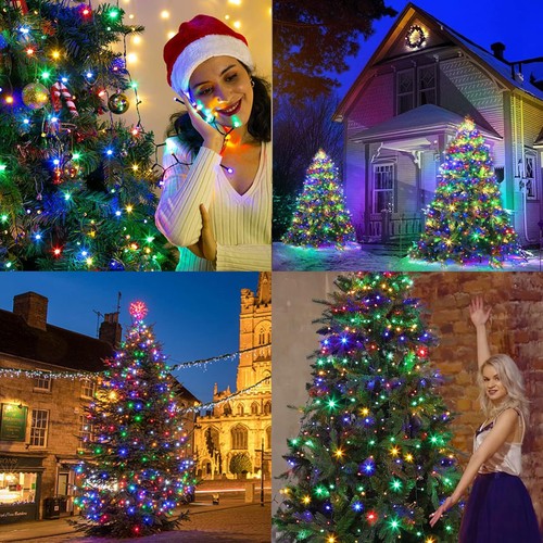 Christmas tree string lights - christmas,