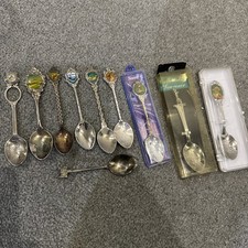 Vintage Souvenir Collector Spoon Bundle , Jubilee , Locations , Characters
