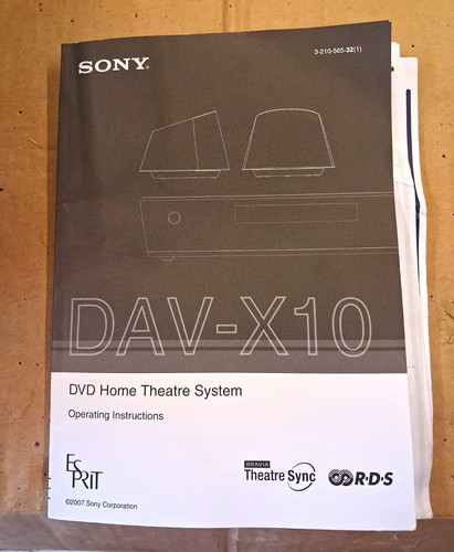 Sony dav x10 dvd - sony, dav-x10