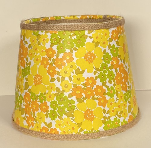 Groovy floral lampshade - 60’s,
