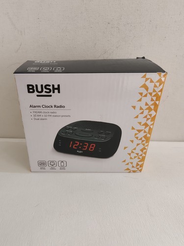 Bush alarm clock radio - clock,