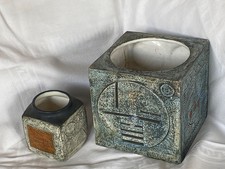 2 Beautiful Troika cube vases