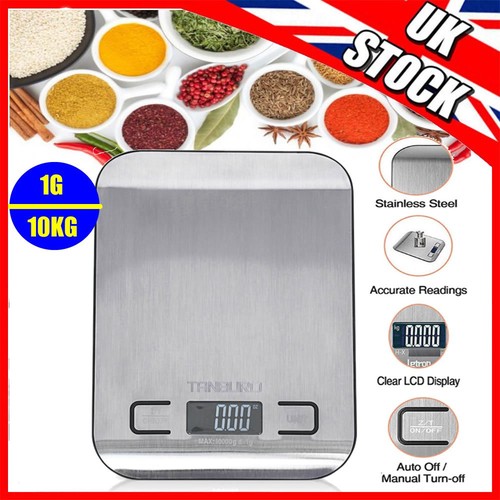 Digital 10kg kitchen scales - kitchen,