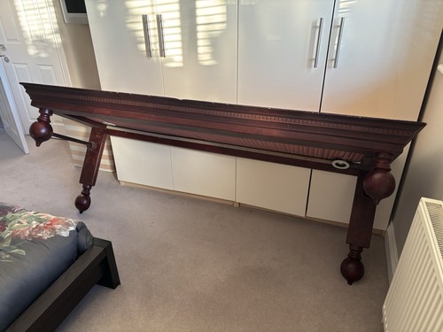 Half tester bed canopy super - half,