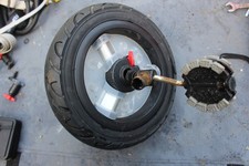 Front 10" wheel and pedals