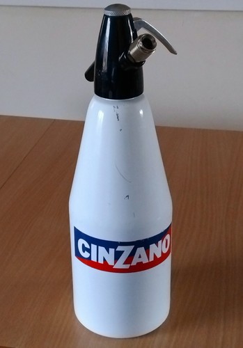 White imi cinzano - soda, syphon