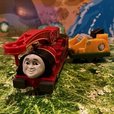 Trackmaster HARVEY & WOOD CHIPPER Thomas & Friends Motorised Battery Train