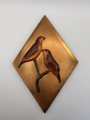 Vintage coloured copper metal - vintage,