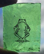 Stained glass Frog Toad small