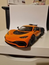 1:18 Mercedes AMG ONE Hypercar Orange Alloy Diecast Car Model Lights&Sound Uk