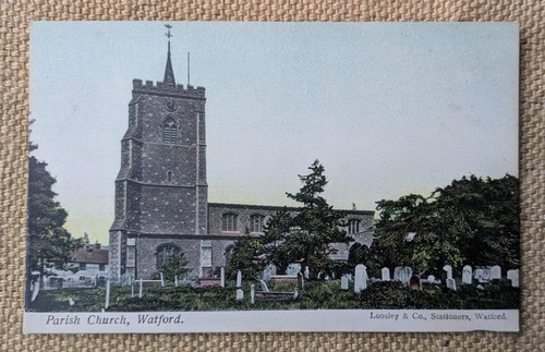 Watford parish church - church, &