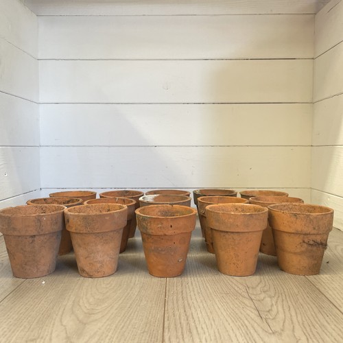 Vintage terracotta pots - 15,