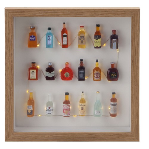 Led frame bottle decoration - led,