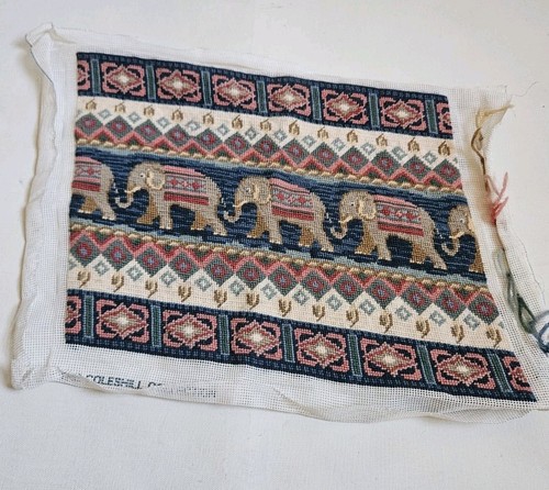 Finished unframed needlepoint - finished,