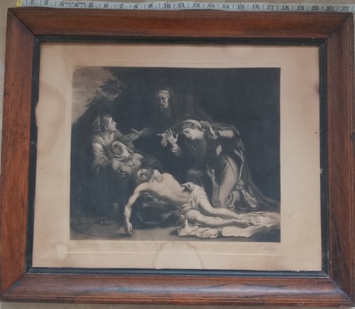 Rare antique mezzotint 1824 - mezzotint,