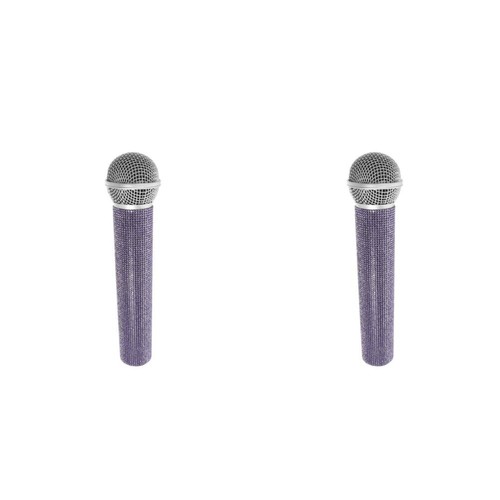 2pcs fake microphone prop - fake,
