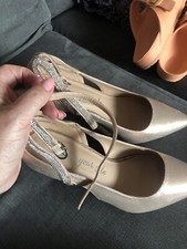 New look rose gold shoes - gold, size