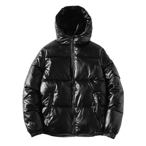 Shiny men women - men, hooded