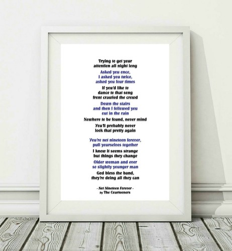 The courteeners not nineteen - -,