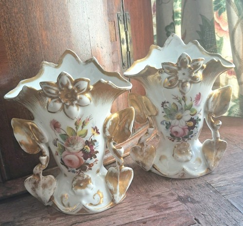 Pair antique french - antique, vases