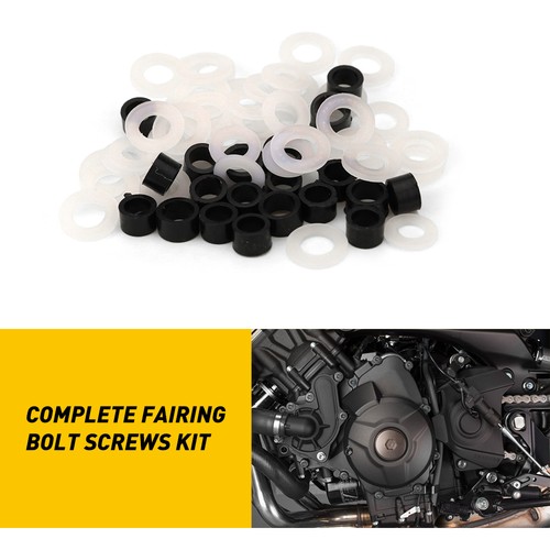 Black fairing bolts screws - fairing,