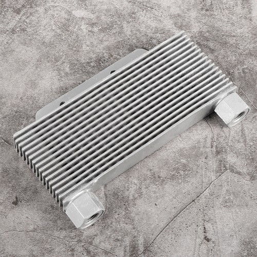 Silver engine oil cooler - ⁺silver,
