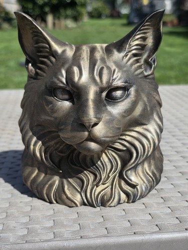 Maine coon cat bust - coon,