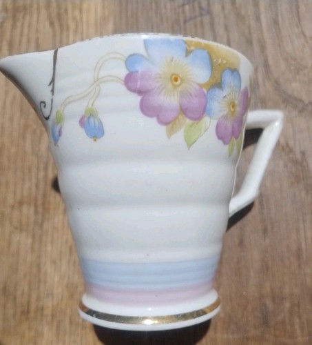 Art deco style pottery milk - pottery,