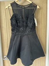 Lipsy Black Sequin Bodice