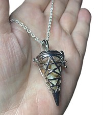 PENTAGRAM CAGE LOCKET NECKLACE