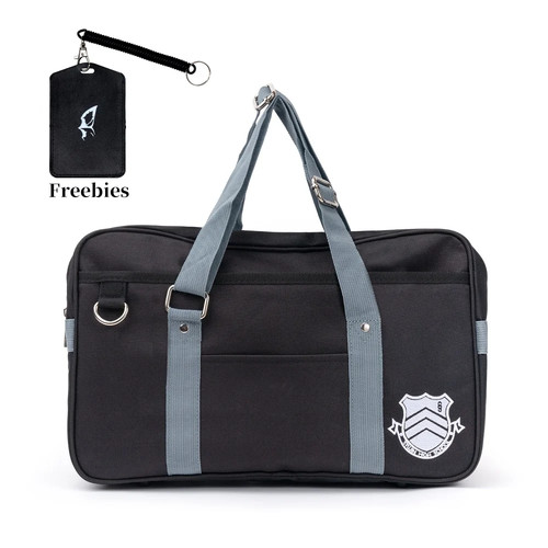 Black student shoulder - student, bag