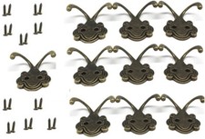 Coat Hooks Bronze Vintage Wall Mounted Cast Antique Hook Door Robe Clothes Hang