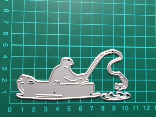 Man fishing boat metal - boat, die