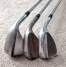 3 Titleist Vokey Wedges SM5-50 (8), SM1-54 (10) and SM5-58 (11) Wedge Flex
