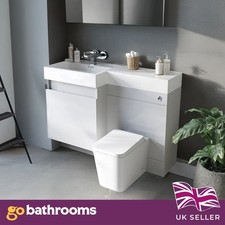 Toilet and Sink Vanity Unit
