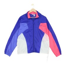 Vintage Nike Track Jacket Mens Size L Multicoloured 90s Shell Suit Full Zip