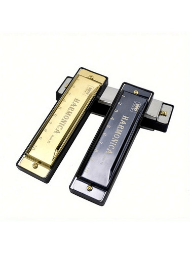 New silver swan harmonica - silver, 10