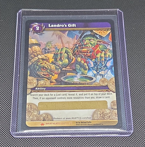 Wow tcg landro gift - wow,