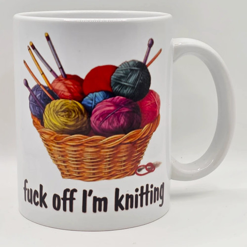 Off m knitting mug - i’m,