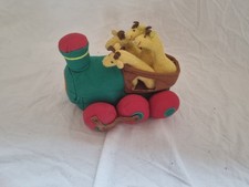 Latitude Enfant Train Giraffe  Teddy Plush Soft Toy Vintage