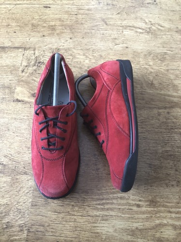 Waldlaufer red suede - red, shoes
