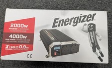 Energizer 2000W / 4000W 12V to 230V Pure Sine Wave Car Power Inverter