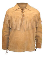 Mens Western Suede Leather