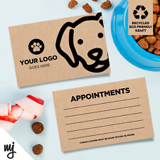 Kraft Appointment Cards Eco Recyclable | Pet Shop Supplies Dog Walking Sitting 4