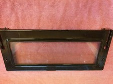 HOTPOINT BU72K / COOKER OVEN - GRILL INTERNAL DOOR GLASS + FRAME 535mm x 235mm