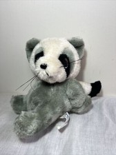 Vintage Pedigree Lovable Beanies Soft Plush Toy Racoon 6”
