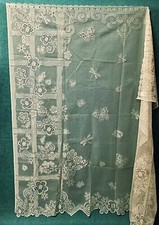 Lace shower curtain - shower, garden