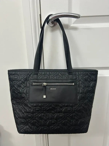Dkny quilted monogram tote - dkny,