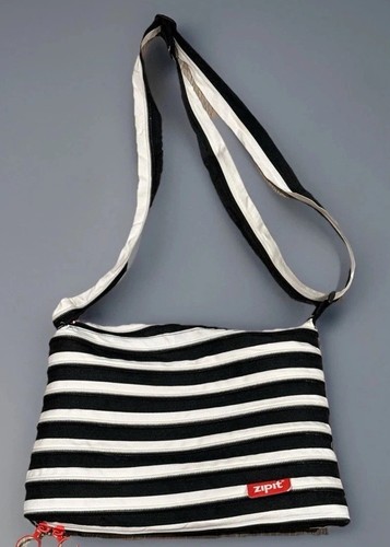 Zipit black white striped - zipit,