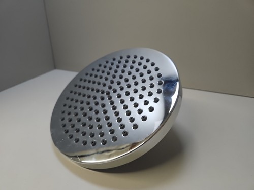 Fired earth 200mm shower rose - fired,